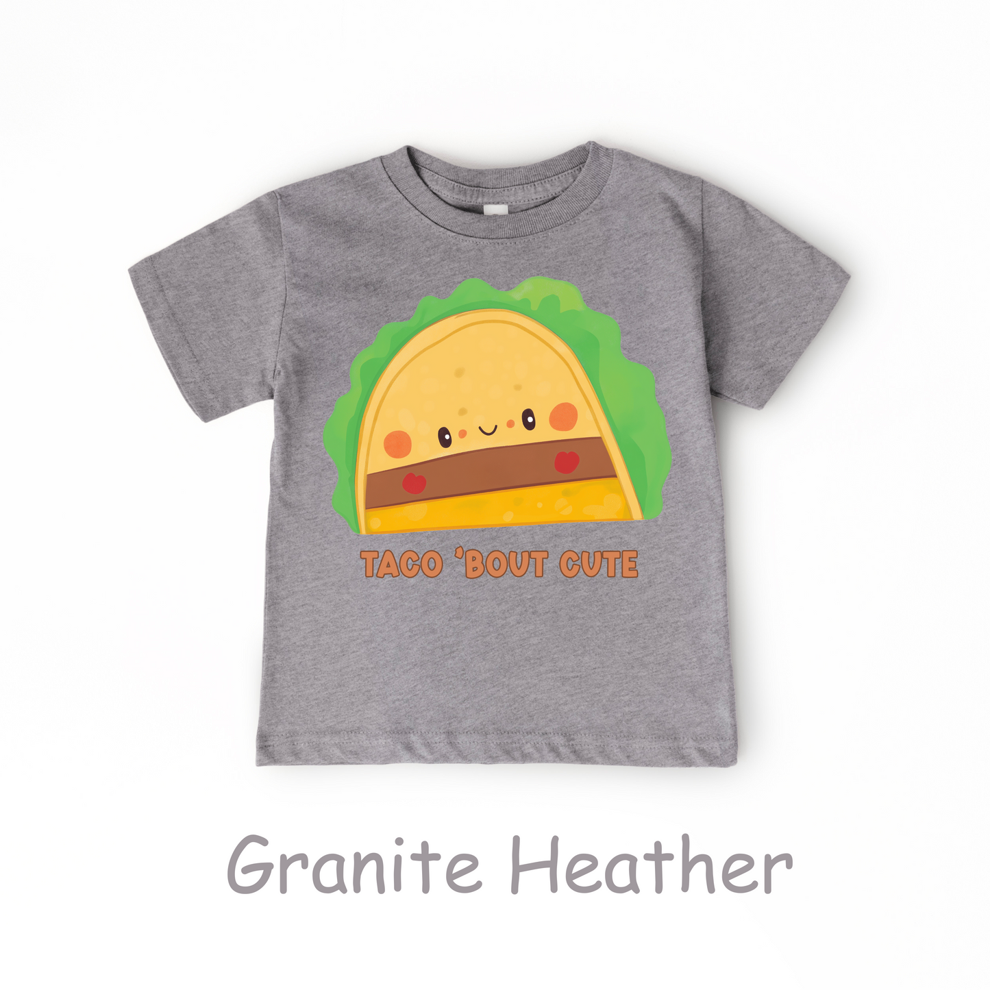 Taco ’Bout Cute Kids T-Shirt – Funny Kawaii Taco Design