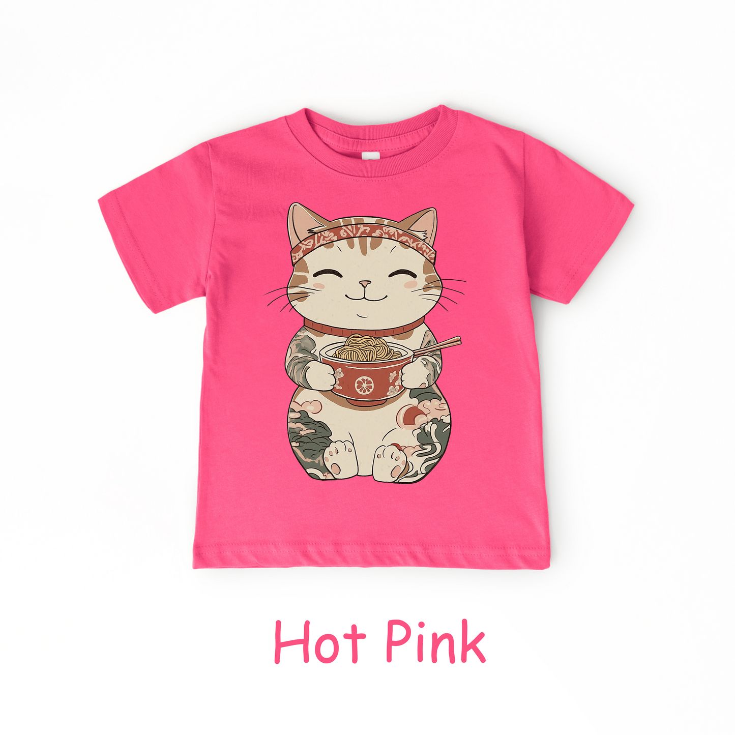 Lucky Ramen Cat T-Shirt – Kids Tee