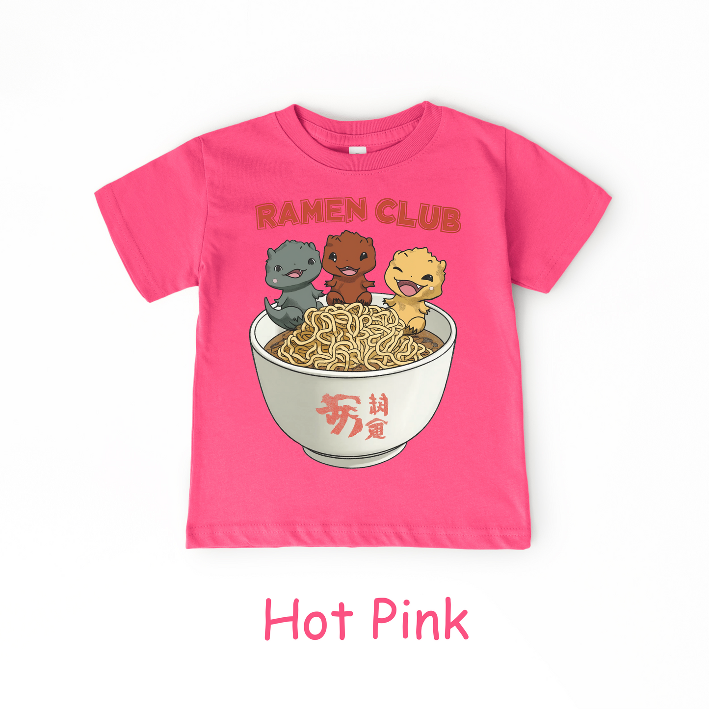 Ramen Club Kids T-Shirt – Cute Otters in a Noodle Bowl Tee