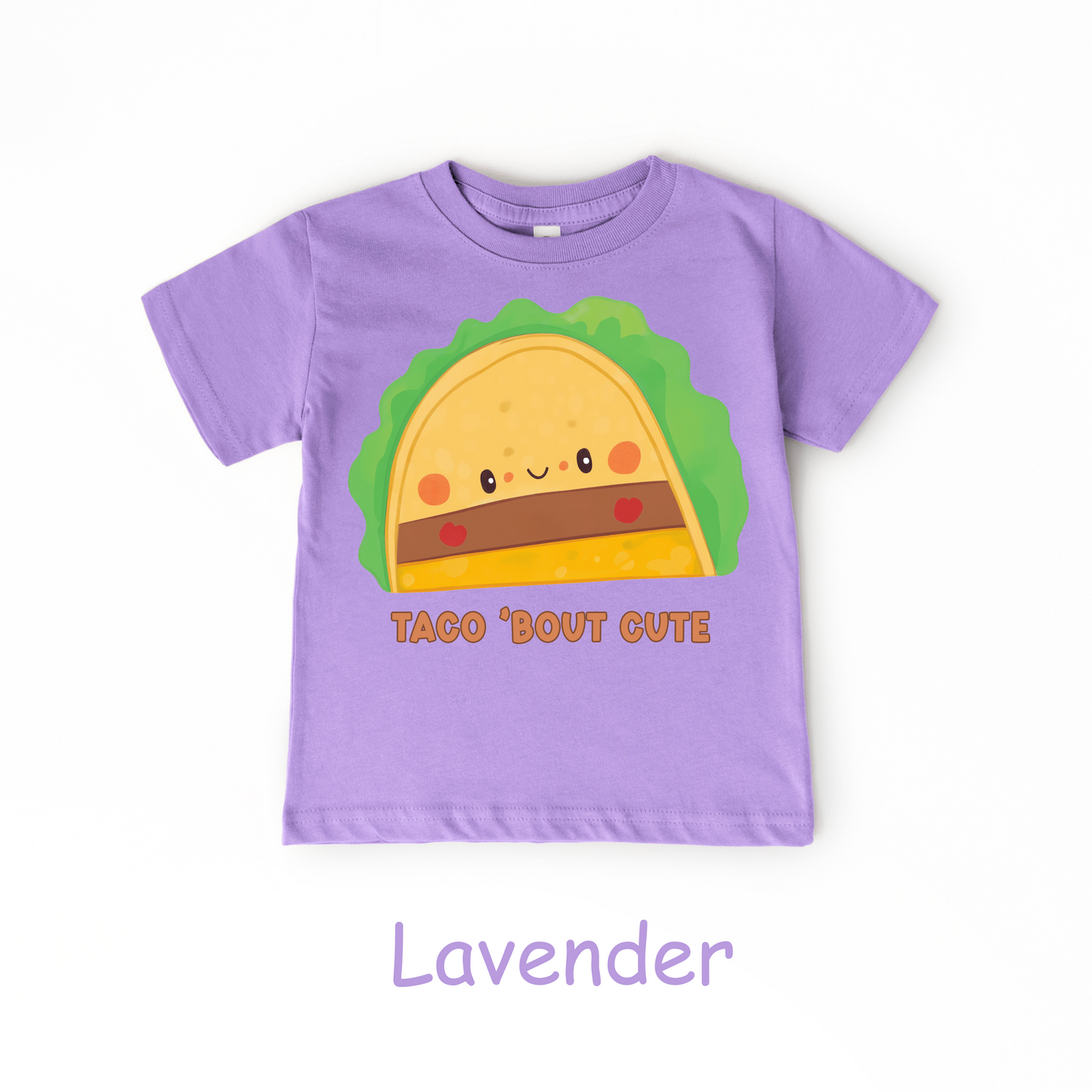 Taco ’Bout Cute Kids T-Shirt – Funny Kawaii Taco Design