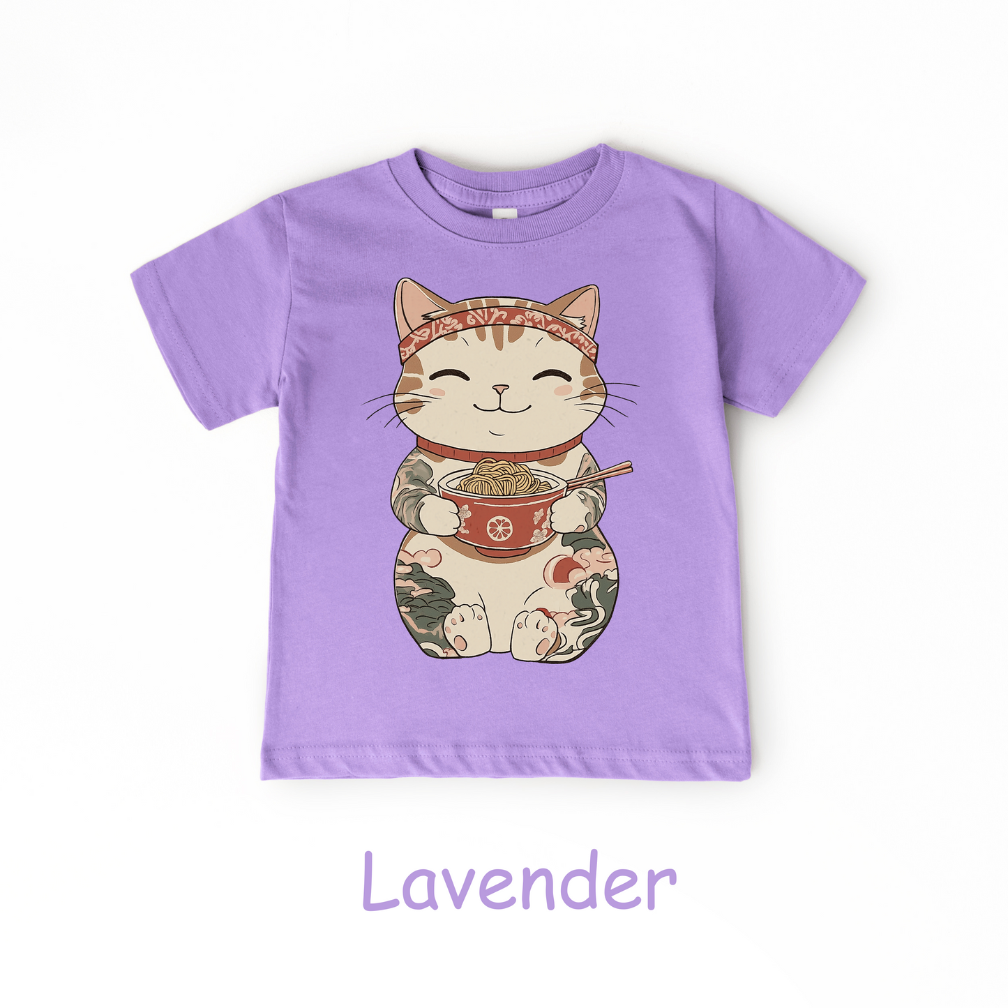 Lucky Ramen Cat T-Shirt – Kids Tee