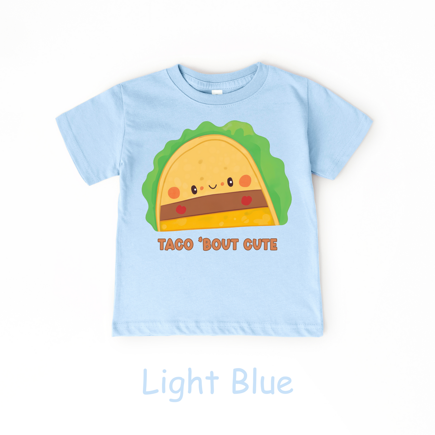Taco ’Bout Cute Kids T-Shirt – Funny Kawaii Taco Design