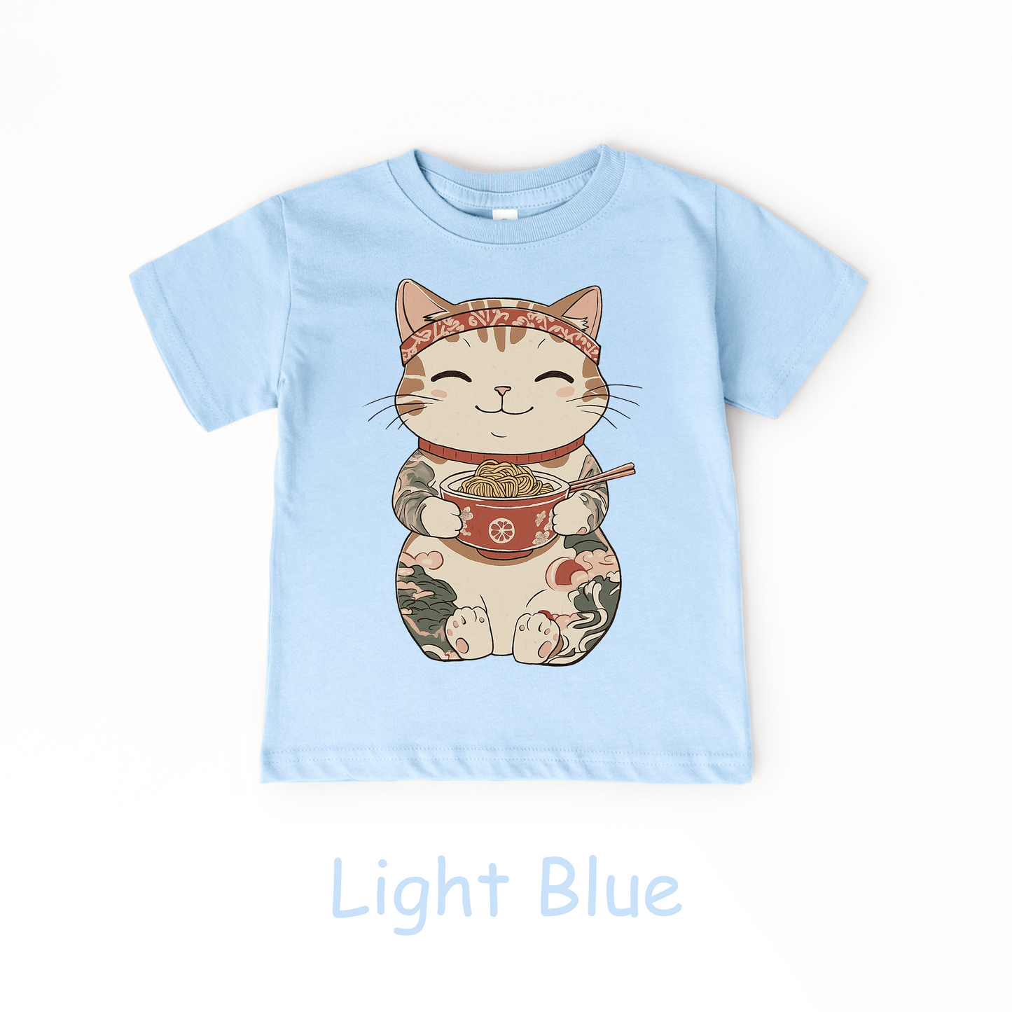 Lucky Ramen Cat T-Shirt – Kids Tee