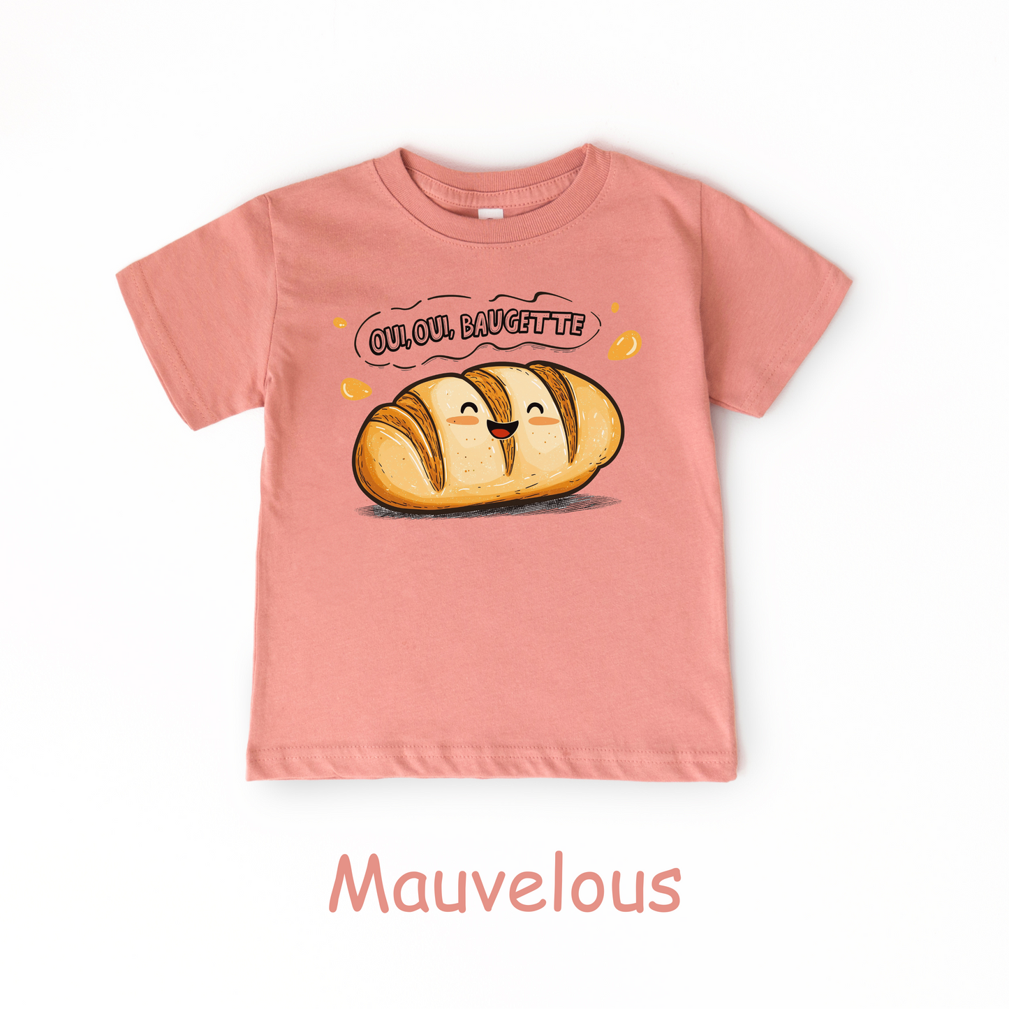 Oui Oui Baguette Kids T-Shirt – French Bread Toddler Tee