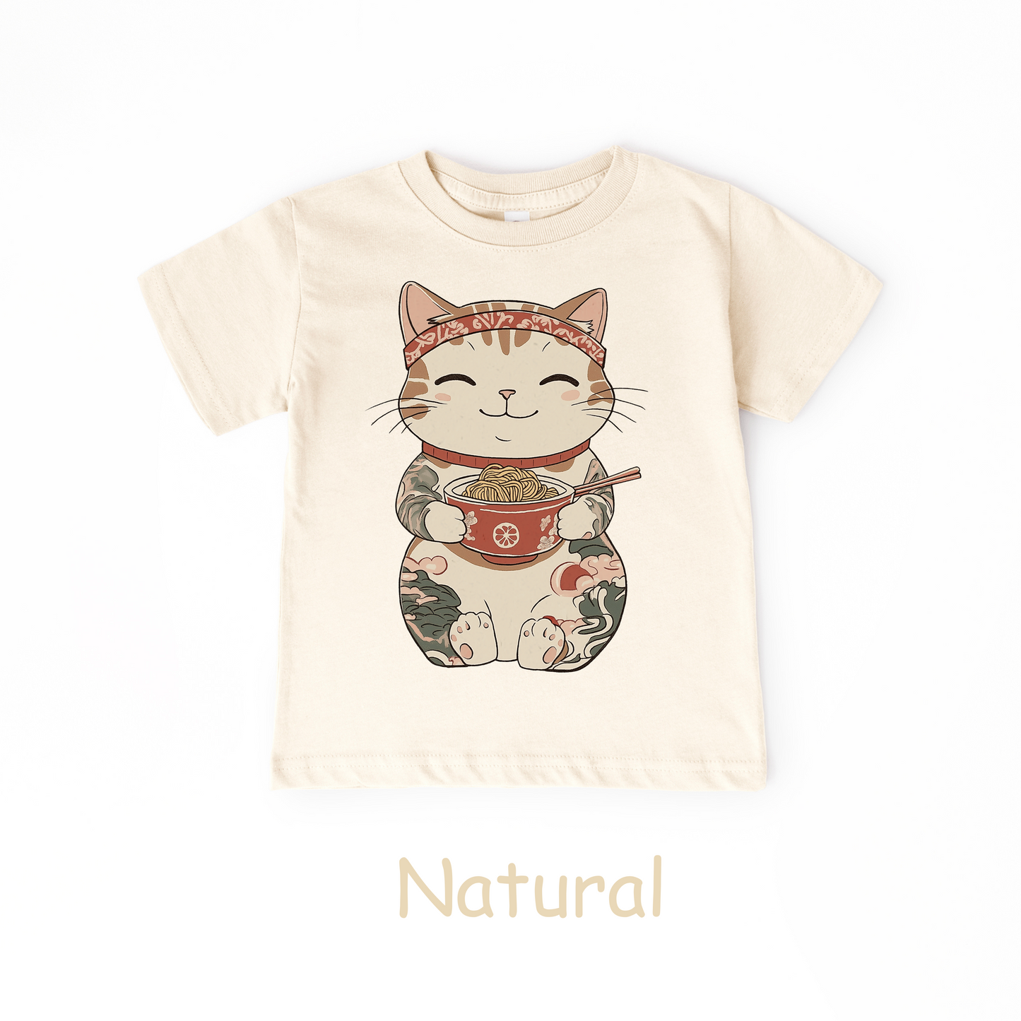 Lucky Ramen Cat T-Shirt – Kids Tee