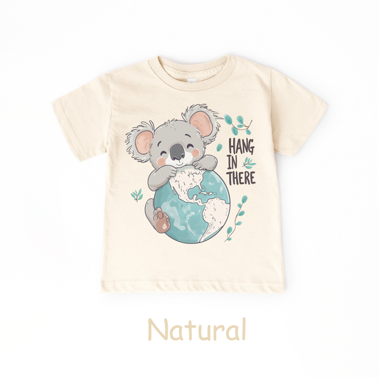 Hang in There Koala Toddler Tee