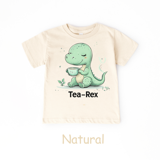 Tea-Rex Dinosaur Toddler Tee