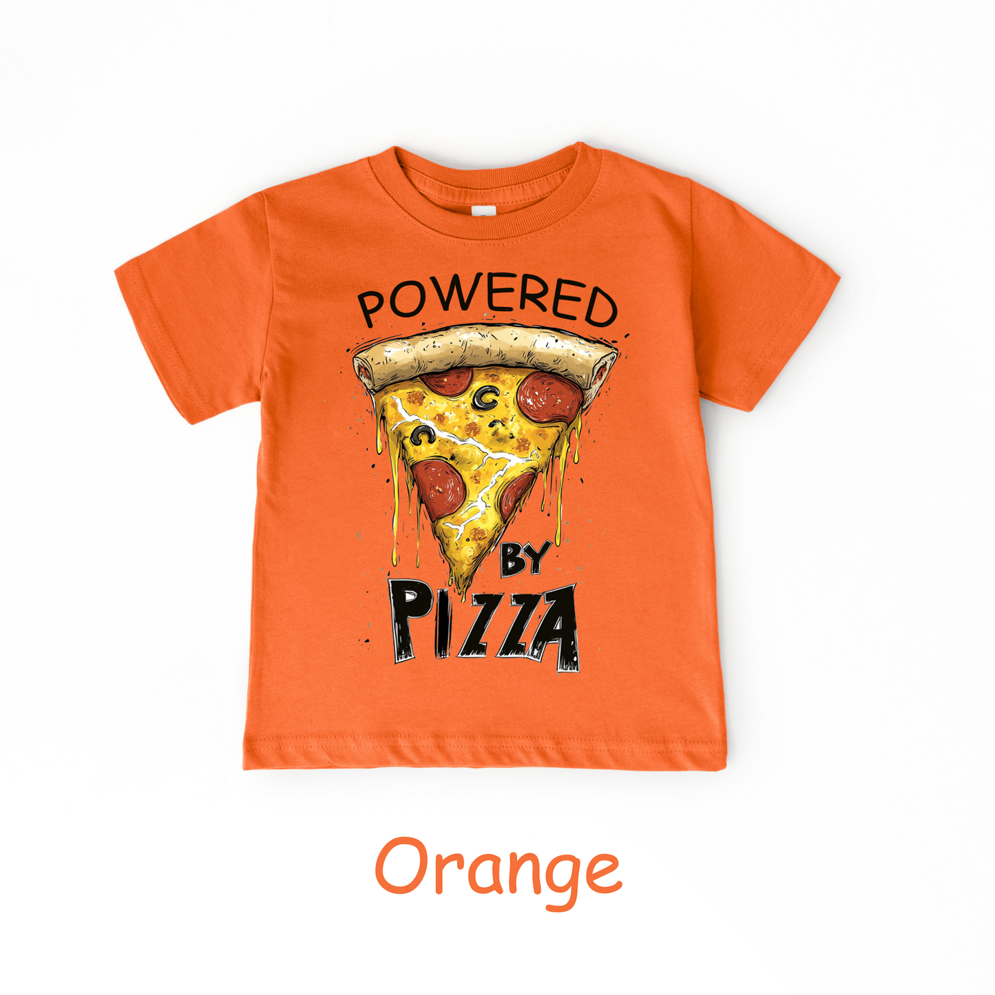Powered by Pizza T-Shirt – Kids Tee
