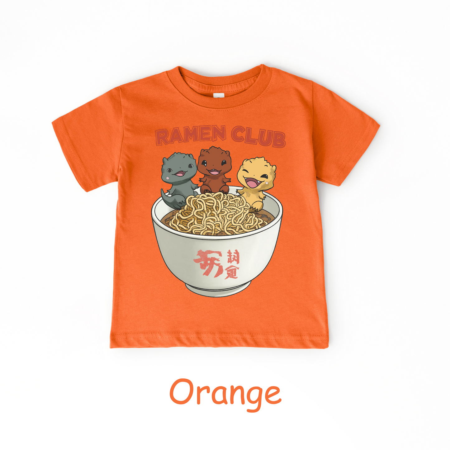 Ramen Club Kids T-Shirt – Cute Otters in a Noodle Bowl Tee