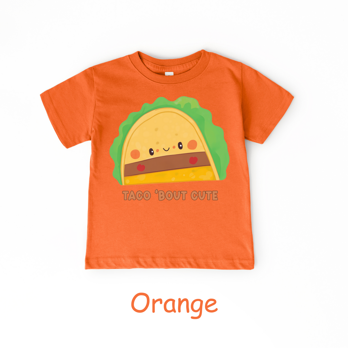 Taco ’Bout Cute Kids T-Shirt – Funny Kawaii Taco Design