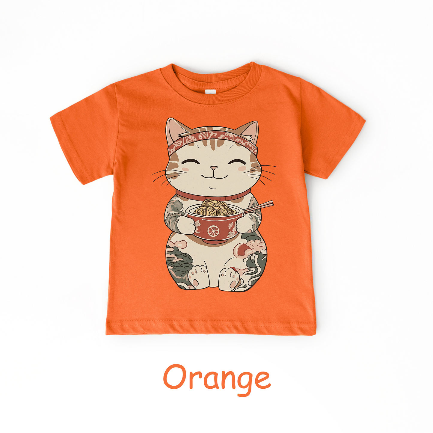 Lucky Ramen Cat T-Shirt – Kids Tee
