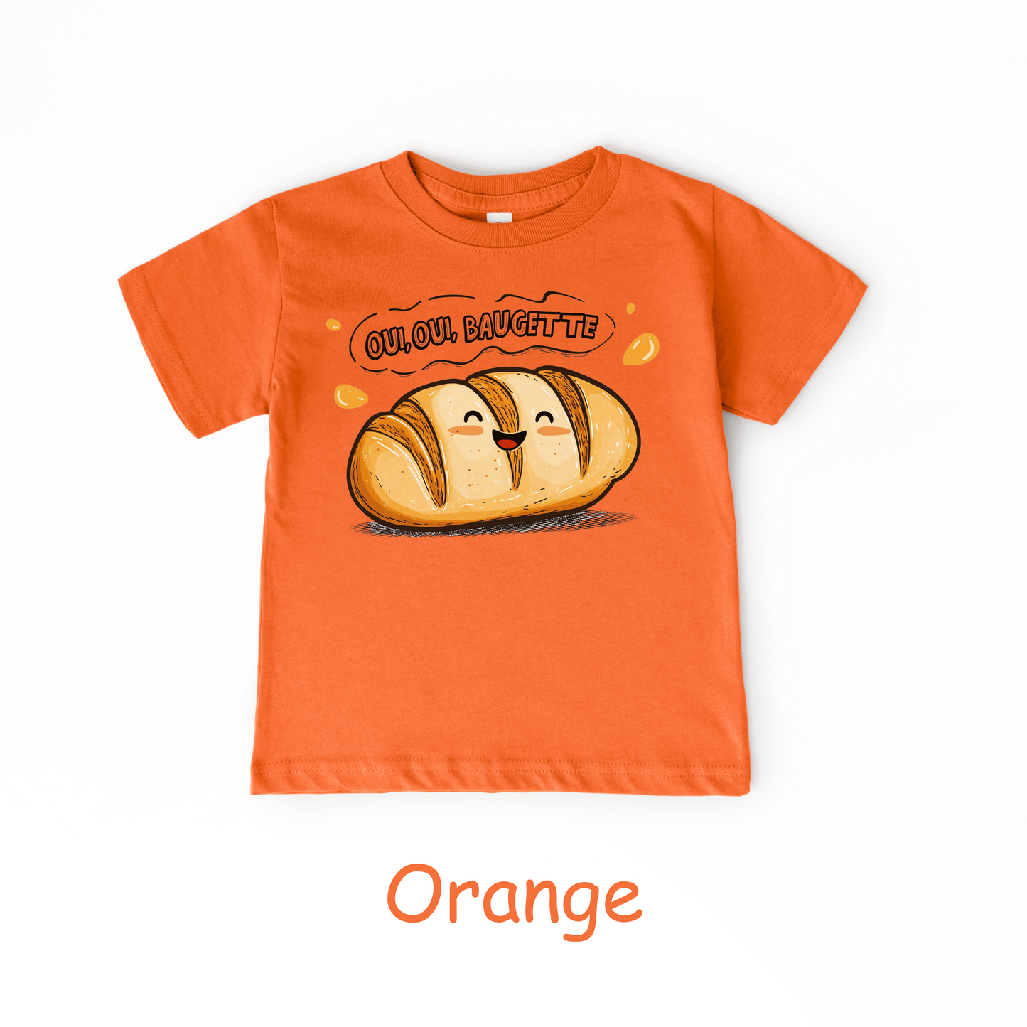 Oui Oui Baguette Kids T-Shirt – French Bread Toddler Tee