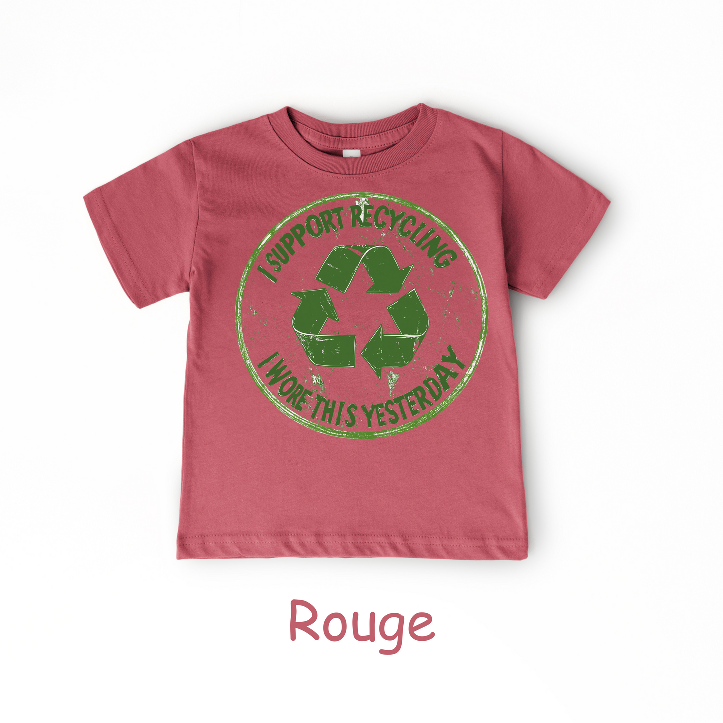 Recycling Funny Toddler Tee – “I Wore This Yesterday” Shirt