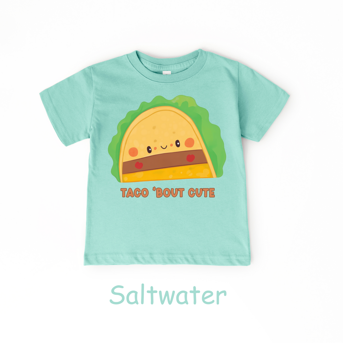 Taco ’Bout Cute Kids T-Shirt – Funny Kawaii Taco Design