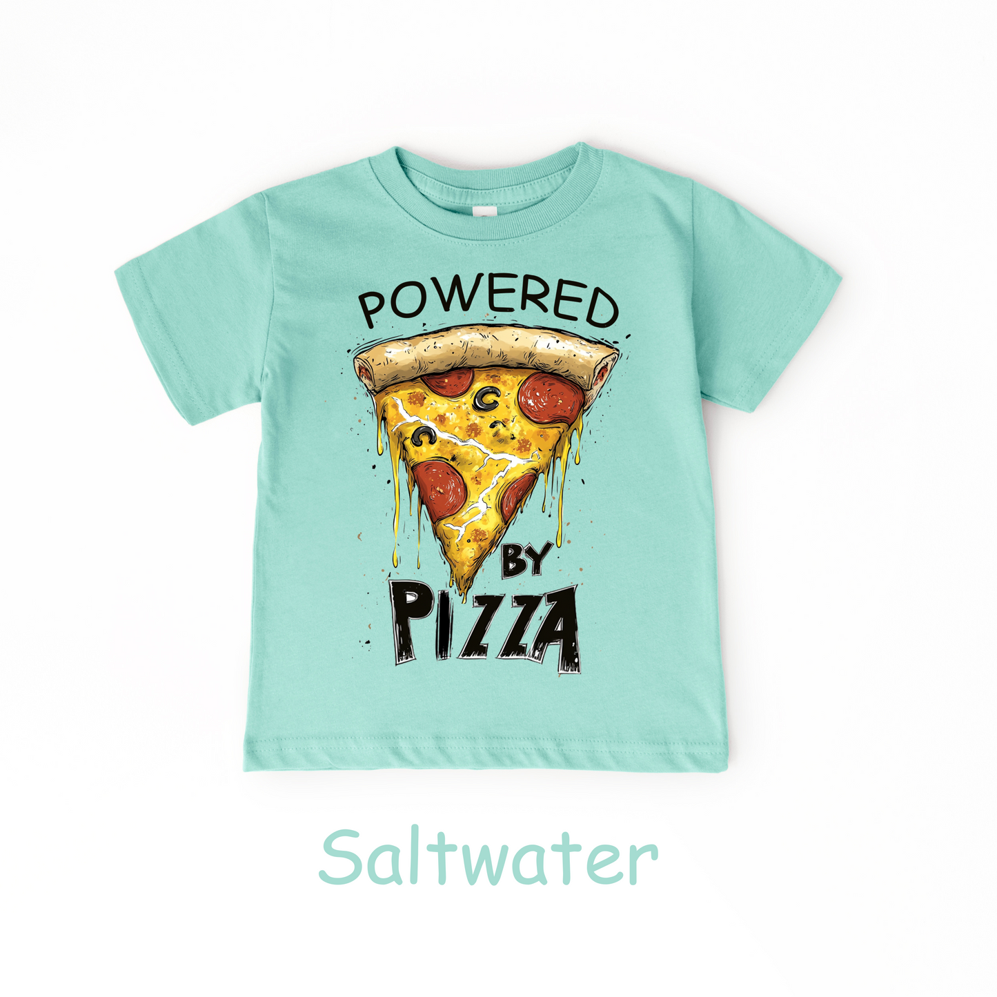 Powered by Pizza T-Shirt – Kids Tee