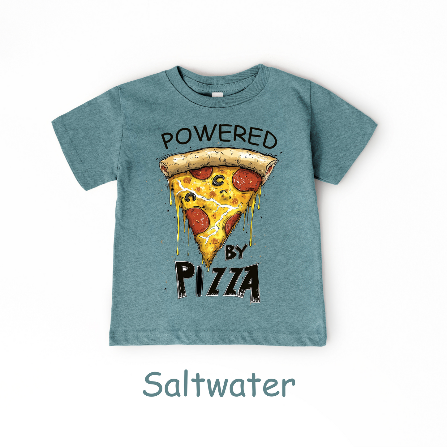 Powered by Pizza T-Shirt – Kids Tee