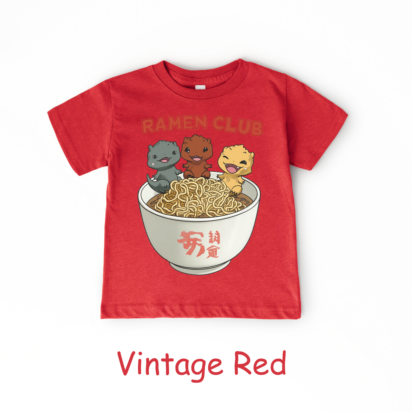 Ramen Club Kids T-Shirt – Cute Otters in a Noodle Bowl Tee